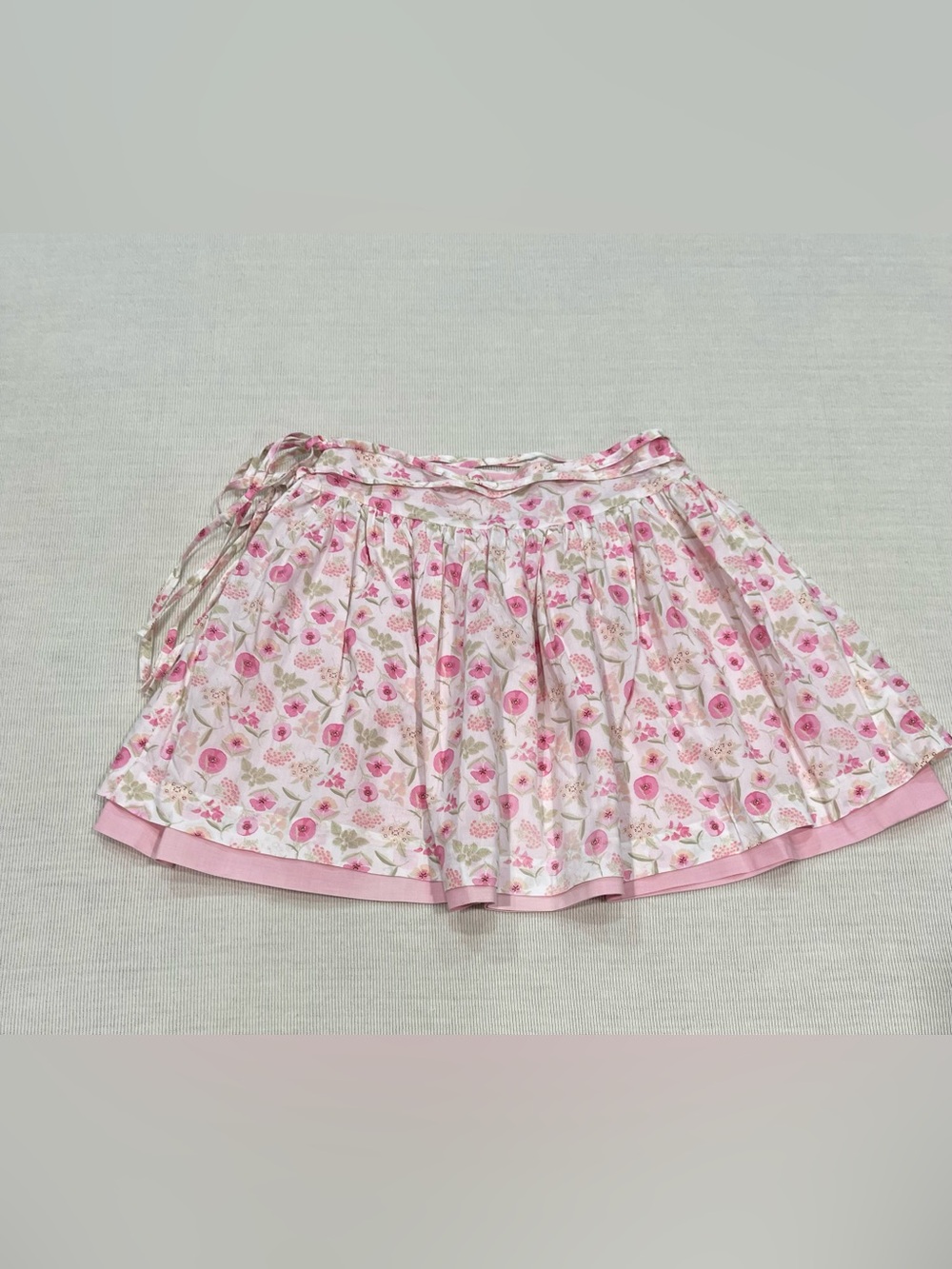Marie Chantal Girls Cotton Skirt in Peony / Pink Floral Girls Size 8